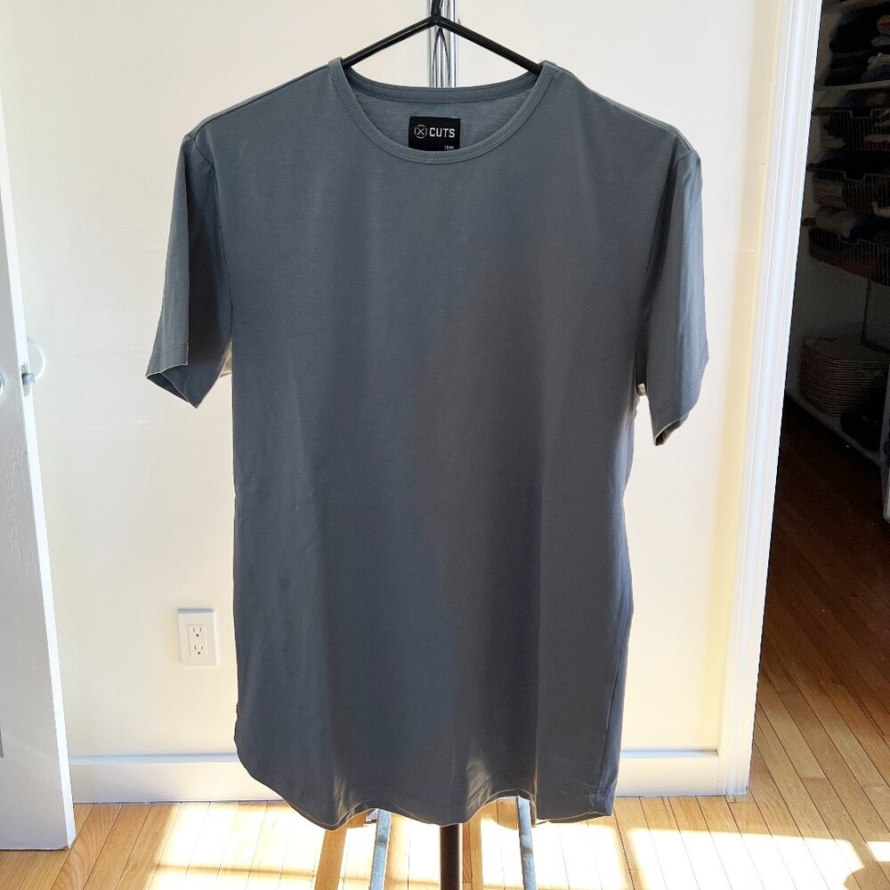 Cuts Clothing Short Sleeve Tee Shirt - Vintage Blue